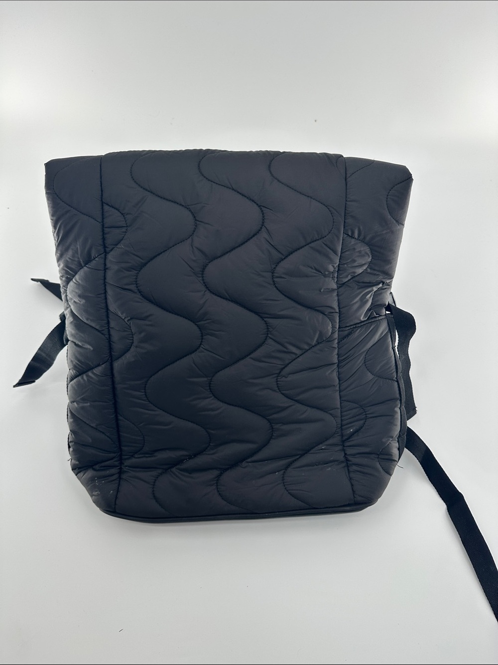 Joan & David Quilted Black Backpack